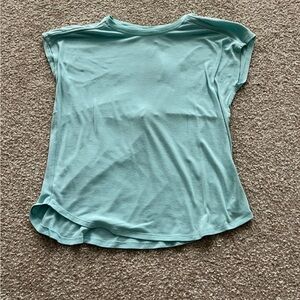 Athleta Girl Teal Relaxed Short Sleeve Tee